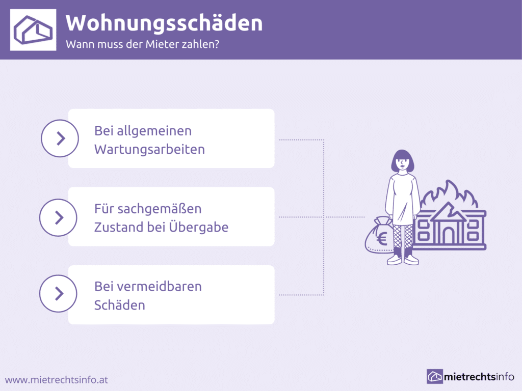 Wohnungsschäden wann muss der Mieter zahlen?